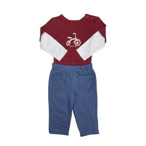 Member's Mark Baby Boys Playwear Set, 2-Piece, Easy Pull-On Style - Red